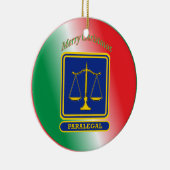 パラリーガルシールド セラミックオーナメント (右)