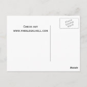 パラリーガル地獄に行ったことがある… ポストカード (裏面)