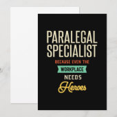 パラリーガル専門家 サンキューカード (正面/裏面)
