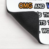 パラリーガル…OMG WTFロール マウスパッド (コーナー)