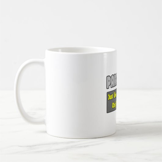 パラレガル…頭が切れる. コーヒーマグカップ (左)