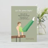 パラレルバーギムナスト招待状 招待状 (スタンド正面)