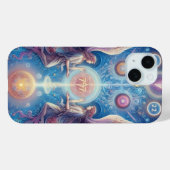パラレルレルムApple iphone 15の携帯電話ケース。 Case-Mate iPhoneケース (裏面 (横))
