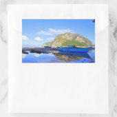 パラワンのエルニド 長方形シール (バッグ)