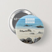 パラワンビーチフィリピン・コロン 缶バッジ (正面&裏面)