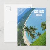 パラワン島のロングビーチ ポストカード (正面/裏面)