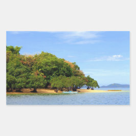 パラワン島 長方形シール