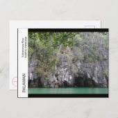パラワン州の地下川 ポストカード (正面/裏面)