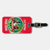 パランセレノフェリツナビダードオンRED ラゲッジタグ (正面横)