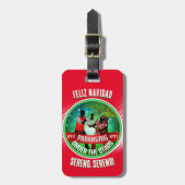 パランセレノフェリツナビダードオンRED ラゲッジタグ (正面縦)