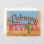 パランプネバダマンガートラザートヴィンテージトラベル ポストカード (正面/裏面)