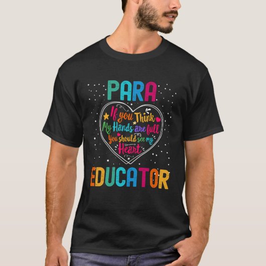 パラ教育者の感謝の週新学期Hea Tシャツ (正面)