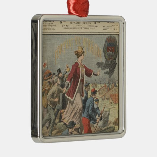 パリおよびフランス市の寛大さ メタルオーナメント (右)