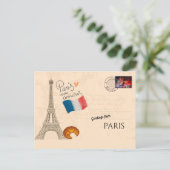 パリからの挨拶 ポストカード (スタンド正面)