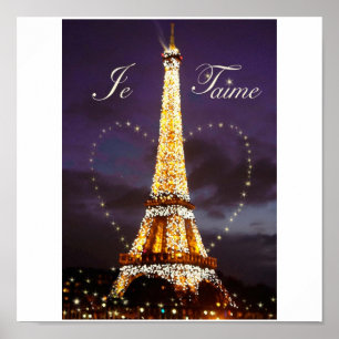 パリからのJE T'AIME LOVE FROM PARISポスター ポスター