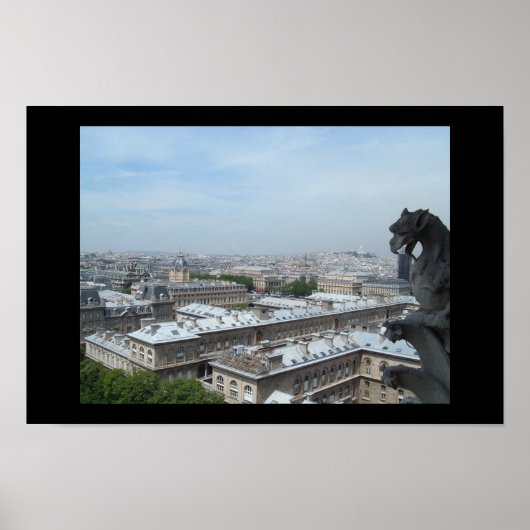 パリからノートルダム ポスター (正面)