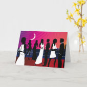 パリからリオへの カード (黄色い花)