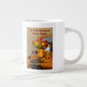 「パリから来た奇妙な花束」 ジャンボコーヒーマグカップ (右)