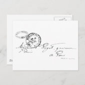 パリから ポストカード (正面/裏面)