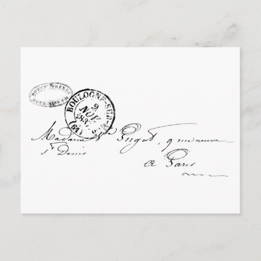 パリから ポストカード (正面)