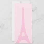 パリかわいらしリハーサルディナー招待状 招待状 (裏面)