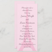 パリかわいらしリハーサルディナー招待状 招待状 (正面/裏面)