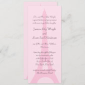 パリかわいらし結婚式招待状 招待状 (正面/裏面)