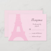 パリかわいらしRSVP 出欠カード (正面/裏面)