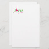 パリが好き 便箋 (正面/裏面)