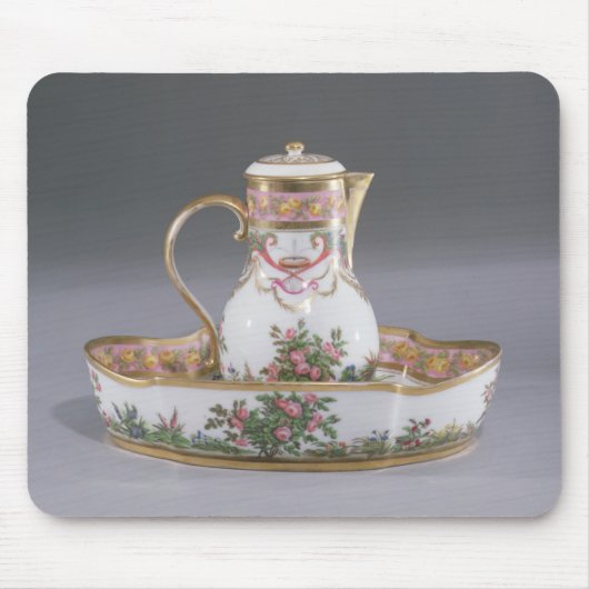 パリでなされるEwerおよび洗面器 マウスパッド (正面)