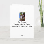 パリでのランチ、S Cyr カード (裏面)