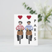 パリでの愛 ポストカード (スタンド正面)