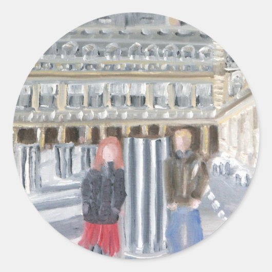 パリでの愛 ラウンドシール (正面)