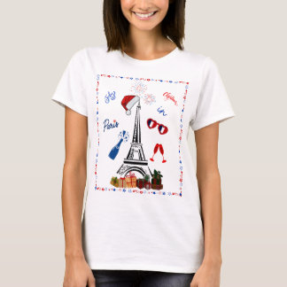 パリでクリスマス - 7月のクリスマス祝祭 Tシャツ
