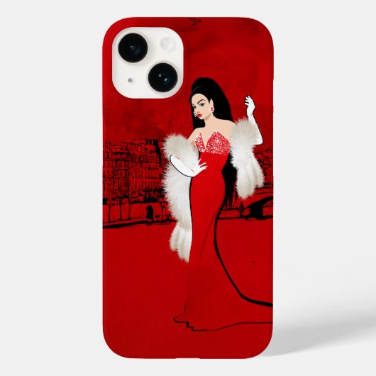 パリでシズル感を Case-Mate iPhoneケース (裏面)