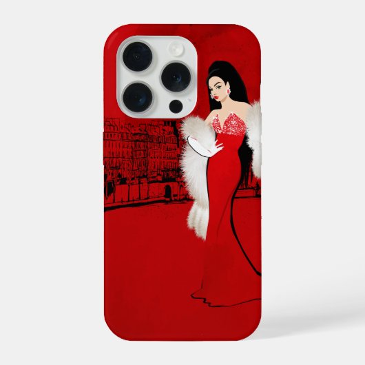 パリでシズル iPhoneケース (裏面)