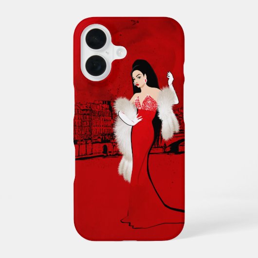 パリでシズル iPhone 16ケース (裏面)