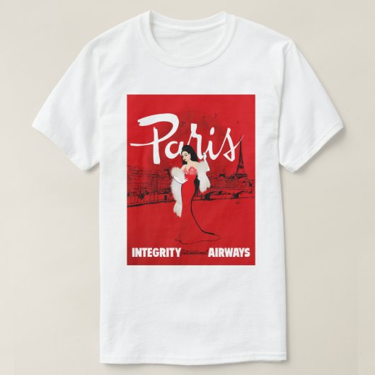 パリでシズル Tシャツ (デザイン正面)