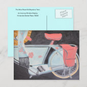 パリで一番美しい自転車 ポストカード (正面/裏面)