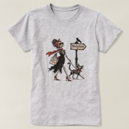 パリで元気なディーバ Tシャツ