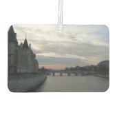 パリで夕日の入った車の空気フレッシュ カーエアーフレッシュナー (裏面)