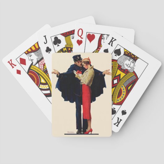 パリで失った トランプ (裏面)