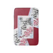 パリで私に会う | Edgeからのポストカード バスマット (正面縦)