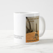 「パリで見失ったつかった」ジャイアントコーヒーマグ ジャンボコーヒーマグカップ (正面右)