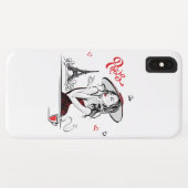 パリとコーヒー、赤 Case-Mate iPhoneケース (裏面(横))