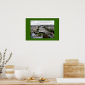 パリとセーヌ川のノートルダム ポスター (キッチン)