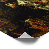 パリとトロイア戦争の判決， 1540 ポスター (角)