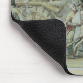 パリに入っているけが人のフランスのな兵士 マウスパッド (コーナー)