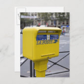 パリに投稿 ポストカード (正面/裏面)