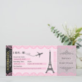パリのご招待, パリをテーマにした招待状 招待状 (スタンド正面)
